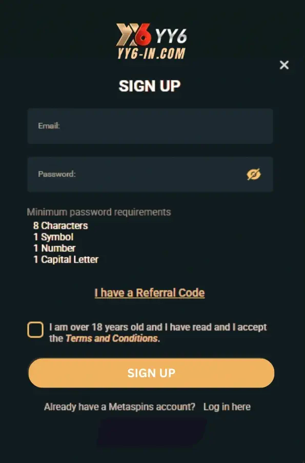 yy6 register app